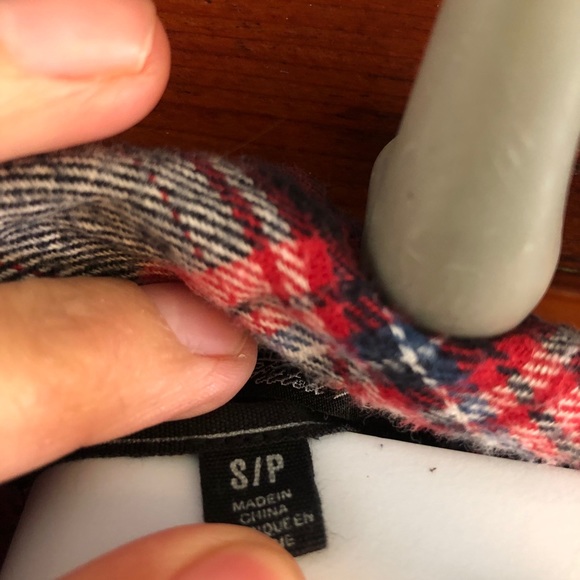 Flannel Button-Up Men’s Long Sleeve Shirt Size S - Picture 8 of 9